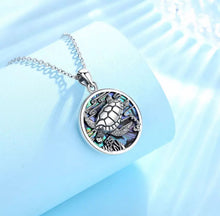Load image into Gallery viewer, S925 Sterling Silver Sea Turtle Necklace
