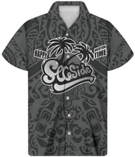 Load image into Gallery viewer, Men's Tropical Hawaiian Print Casual Tops Summer Short Sleeve Oversize Shirt
