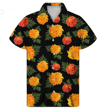 Load image into Gallery viewer, Summer Button Down Tropical Fruit Floral Hawaiian Shirt for Men
