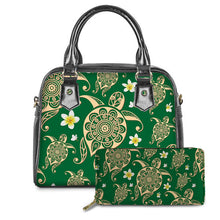 Load image into Gallery viewer, Sea Turtle Hawaiian Shoulder Handbags for Women

