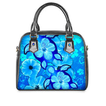 Load image into Gallery viewer, Turquoise Tribal Sea Turtle Hawaiian Shoulder Handbags for Women
