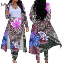 Load image into Gallery viewer, Tropical Hawaiian Hibiscus Print 2 Piece Outfits for Women
