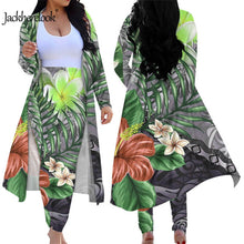 Load image into Gallery viewer, Tropical Hawaiian Hibiscus Print 2 Piece Outfits for Women
