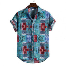 Load image into Gallery viewer, Summer Floral Loose Baggy Casual Hawaiian Holiday Beach Shirt for Men
