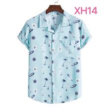 Load image into Gallery viewer, Button Down Funny Cactus Print Hawaiian Summer Short Sleeve Shirts for Men
