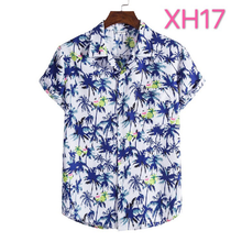 Load image into Gallery viewer, Button Down Funny Cactus Print Hawaiian Summer Short Sleeve Shirts for Men
