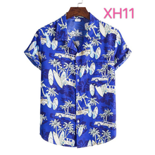 Load image into Gallery viewer, Button Down Funny Cactus Print Hawaiian Summer Short Sleeve Shirts for Men
