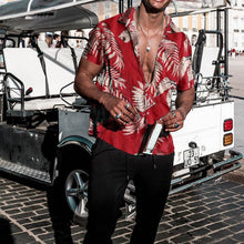 Load image into Gallery viewer, Fruit Floral Printed Blouse Hawaiian Short Sleeve Shirt for Men
