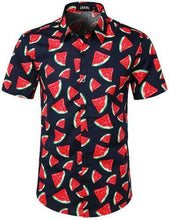 Load image into Gallery viewer, Summer Floral Loose Baggy Holiday Beach Short Sleeve Aloha Shirt for Men
