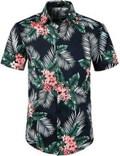 Load image into Gallery viewer, Summer Floral Loose Baggy Holiday Beach Short Sleeve Aloha Shirt for Men
