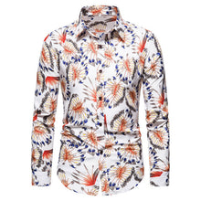 Load image into Gallery viewer, Summer Floral Loose Baggy Holiday Beach Short Sleeve Aloha Shirt for Men
