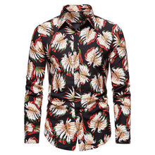 Load image into Gallery viewer, Summer Floral Loose Baggy Holiday Beach Short Sleeve Aloha Shirt for Men
