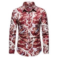 Load image into Gallery viewer, Summer Floral Loose Baggy Holiday Beach Short Sleeve Aloha Shirt for Men
