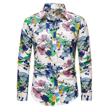 Load image into Gallery viewer, Summer Floral Loose Baggy Holiday Beach Short Sleeve Aloha Shirt for Men
