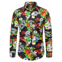 Load image into Gallery viewer, Summer Floral Loose Baggy Holiday Beach Short Sleeve Aloha Shirt for Men
