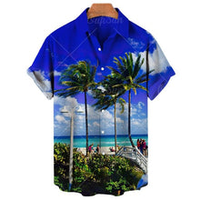 Load image into Gallery viewer, Breathable Hawaiian Shirt Summer Sunset Beach Style Unisex
