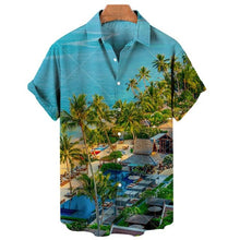 Load image into Gallery viewer, Breathable Hawaiian Shirt Summer Sunset Beach Style Unisex
