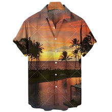 Load image into Gallery viewer, Breathable Hawaiian Shirt Summer Sunset Beach Style Unisex
