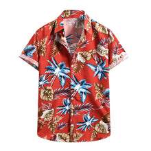 Load image into Gallery viewer, Summer Short Sleeve Harajuku Men Shirt Vintage Men's Hawaiian Beach Shirt

