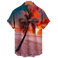 Load image into Gallery viewer, Comfortable Hawaiian Shirt Summer Beach Style Unisex Short Sleeve Shirt
