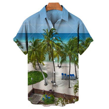 Load image into Gallery viewer, Comfortable Hawaiian Shirt Summer Beach Style Unisex Short Sleeve Shirt
