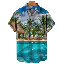 Load image into Gallery viewer, Comfortable Hawaiian Shirt Summer Beach Style Unisex Short Sleeve Shirt
