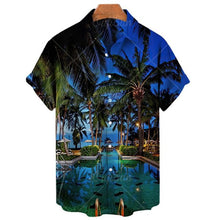 Load image into Gallery viewer, Comfortable Hawaiian Shirt Summer Beach Style Unisex Short Sleeve Shirt
