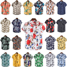 Load image into Gallery viewer, Men's Vintage Summer Hawaiian Short Sleeve Shirt
