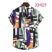 Load image into Gallery viewer, Men's Vintage Summer Hawaiian Short Sleeve Shirt
