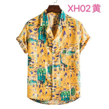 Load image into Gallery viewer, Men's Vintage Summer Hawaiian Short Sleeve Shirt

