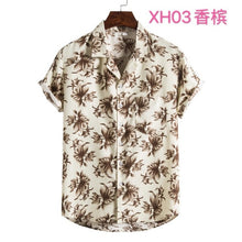 Load image into Gallery viewer, Men's Vintage Summer Hawaiian Short Sleeve Shirt
