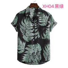 Load image into Gallery viewer, Men's Vintage Summer Hawaiian Short Sleeve Shirt
