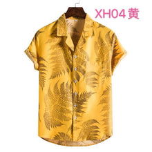 Load image into Gallery viewer, Men's Vintage Summer Hawaiian Short Sleeve Shirt
