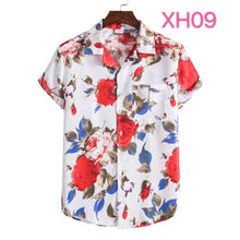 Load image into Gallery viewer, Men's Vintage Summer Hawaiian Short Sleeve Shirt
