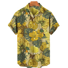Load image into Gallery viewer, Hawaiian 3D Fruit Pattern Short Sleeve Aloha Shirt Unisex

