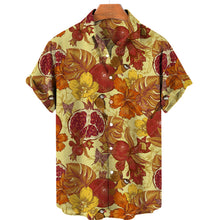 Load image into Gallery viewer, Hawaiian 3D Fruit Pattern Short Sleeve Aloha Shirt Unisex
