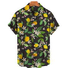 Load image into Gallery viewer, Hawaiian 3D Fruit Pattern Short Sleeve Aloha Shirt Unisex
