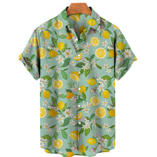 Load image into Gallery viewer, Hawaiian 3D Fruit Pattern Short Sleeve Aloha Shirt Unisex
