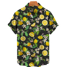 Load image into Gallery viewer, Hawaiian 3D Fruit Pattern Short Sleeve Aloha Shirt Unisex
