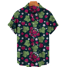 Load image into Gallery viewer, Hawaiian 3D Fruit Pattern Short Sleeve Aloha Shirt Unisex
