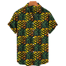 Load image into Gallery viewer, Hawaiian 3D Fruit Pattern Short Sleeve Aloha Shirt Unisex
