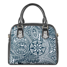 Load image into Gallery viewer, Custom Polynesian Hawaiian style Sea turtle Messenger Bag for Women
