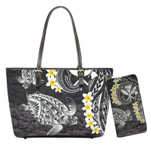 Load image into Gallery viewer, Polynesian 2pcs Set Hawaiian Tribe Floral Printed Shoulder Bag And Purse
