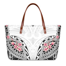 Load image into Gallery viewer, Vintage Hawaiian Style Polynesian Tribal Stripe Design Luxury Handbag
