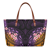 Load image into Gallery viewer, Vintage Hawaiian Style Polynesian Tribal Stripe Design Luxury Handbag
