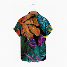 Load image into Gallery viewer, Flowers Summer Fashion Plant Print Men's Short Sleeve Hawaiian/Aloha Shirt

