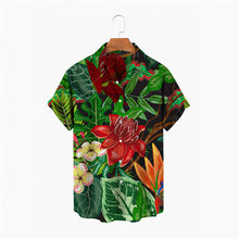 Load image into Gallery viewer, Fashion Men's Color Printed Beach Aloha/Hawaiian Short Sleeve Shirt
