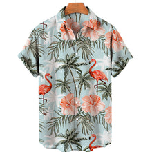 Load image into Gallery viewer, Vintage Summer Style 3D Print Cropped Flap Loose Hawaiian Fashion Shirt Unisex
