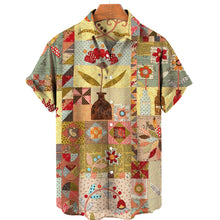 Load image into Gallery viewer, Vintage Summer Style 3D Print Cropped Flap Loose Hawaiian Fashion Shirt Unisex
