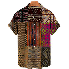 Load image into Gallery viewer, Vintage Summer Style 3D Print Cropped Flap Loose Hawaiian Fashion Shirt Unisex
